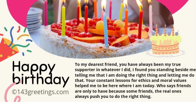 long birthday paragraph for friend
