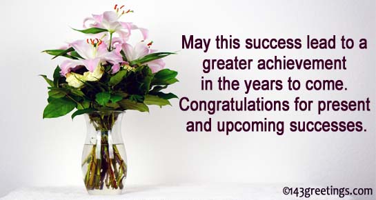 congratulations quotes on success
