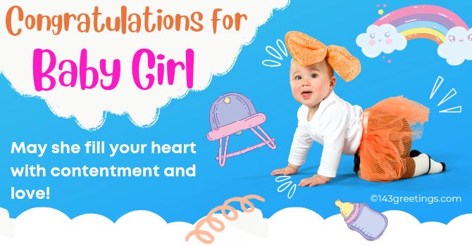 Congratulations for Baby Girl