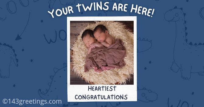 Congratulations Messages for Twins