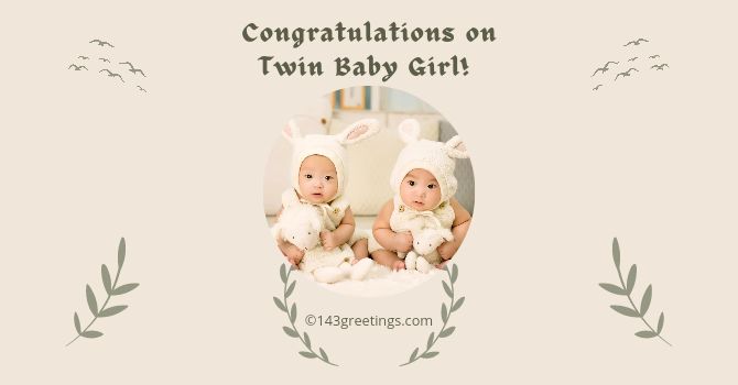 Blessed with Twins Baby Boy and Girl