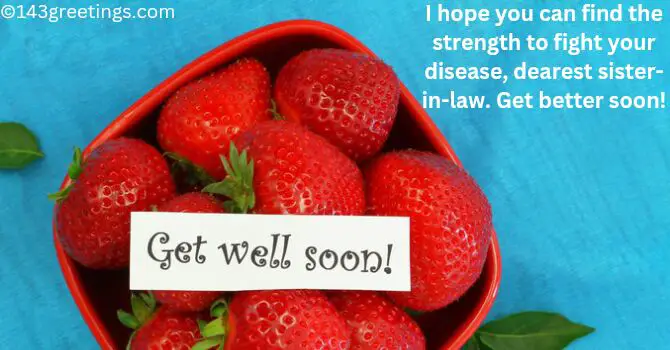 Get Well Soon Quotes for Sister-in-Law