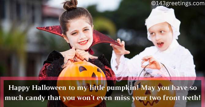 Funny Halloween Messages for Granddaughter