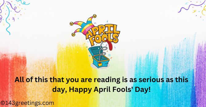 April Fool Messages