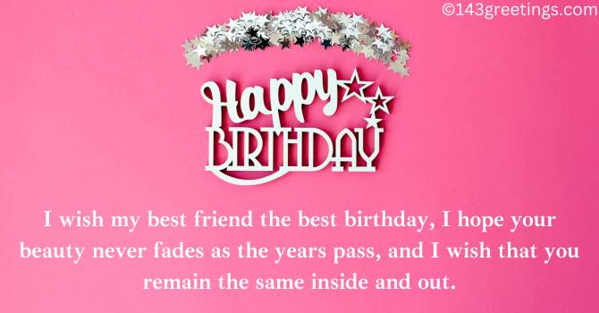 Birthday Paragraph for Girl Best Friend