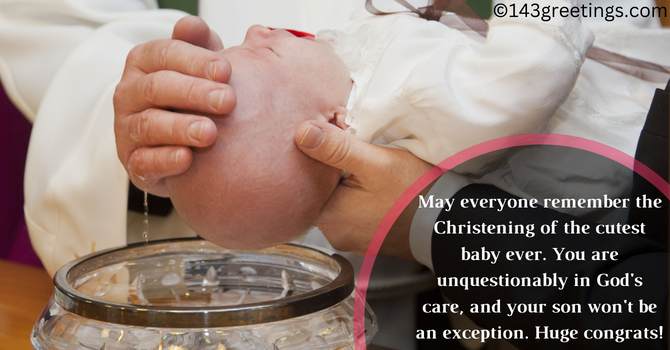 Christening Card Message