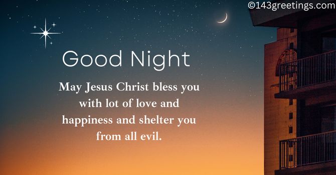 Christian Good Night Blessings