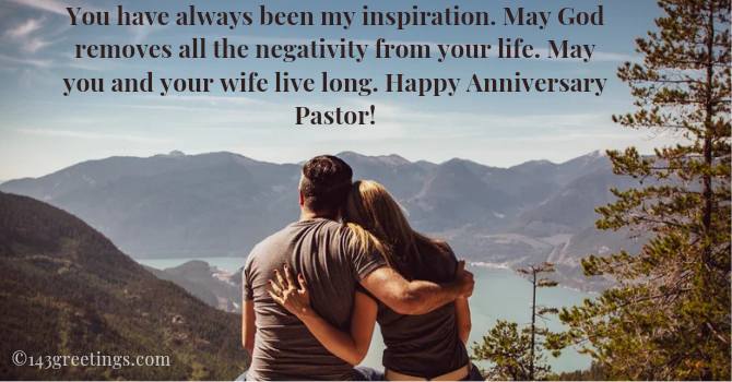 Christian Wedding Anniversary Wishes For Pastor