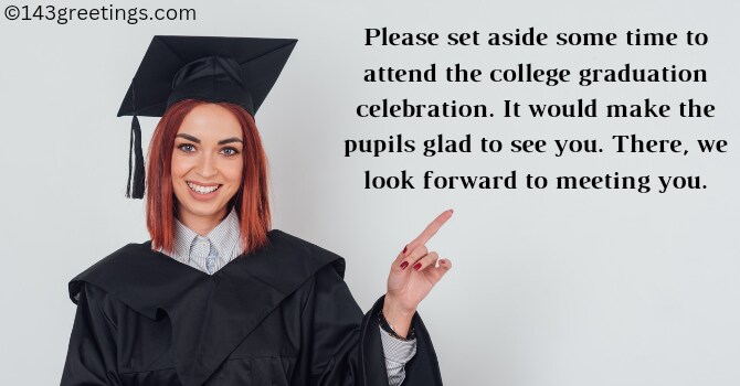 College Graduation Invitation Wording