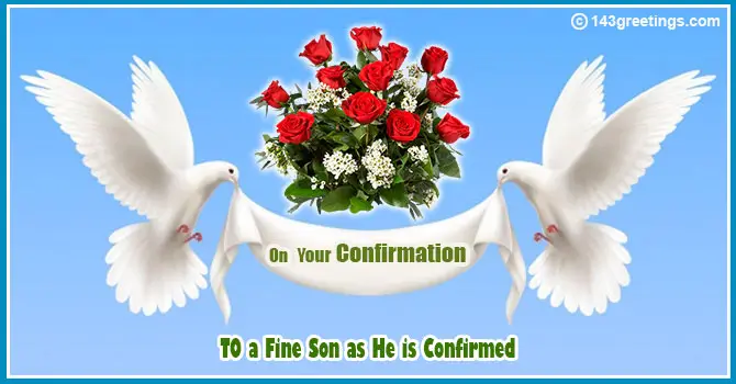 Confirmation Wishes for Son