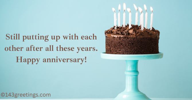 Funny Anniversary Cake Messages