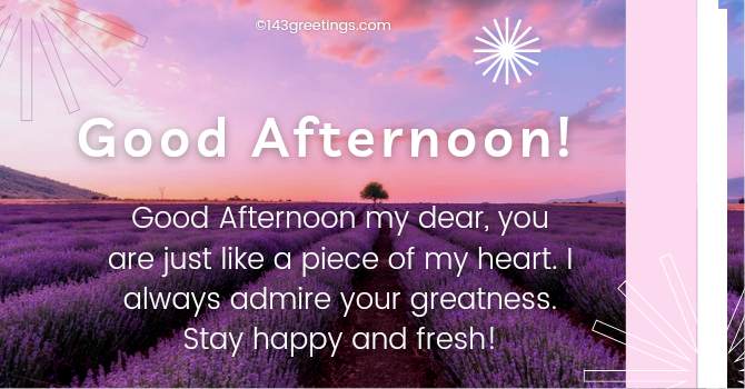 Good Afternoon Messages for Him: Wishes & Images