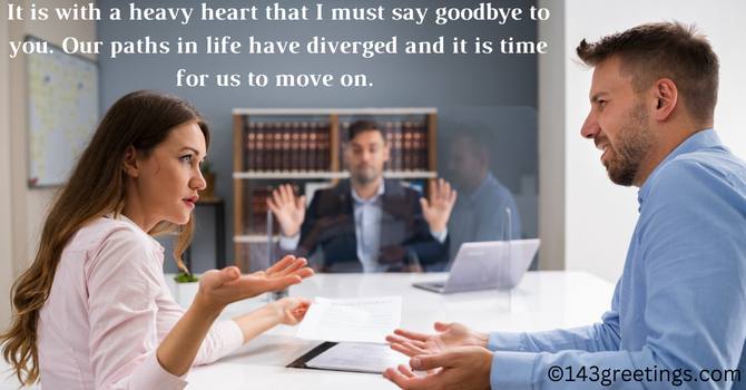 Goodbye Letter to Husband Before Divorce