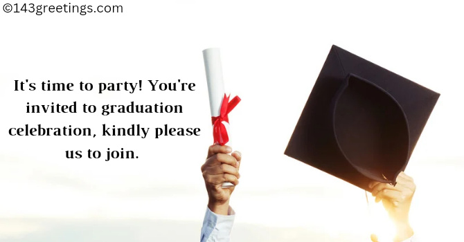 Graduation Party Invites