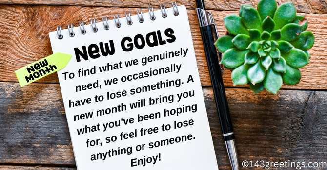 Happy New Month Wishes