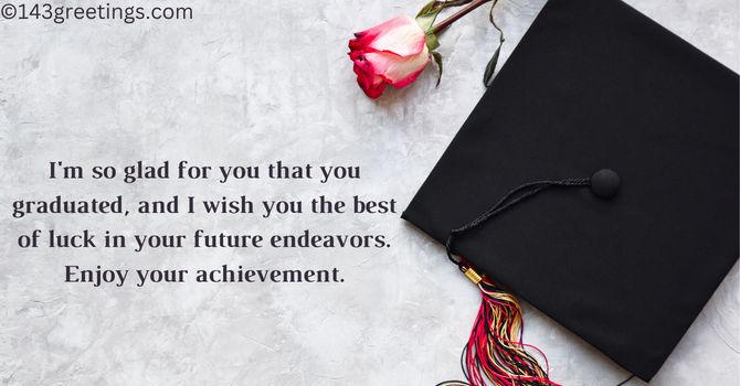 High School Graduation Message for Girl