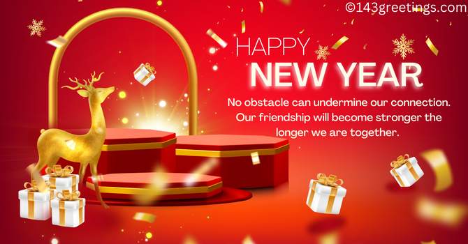 New Year Wishes to my Best Friend
