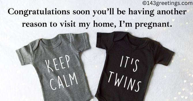 Pregnancy Announcement Message to Friends