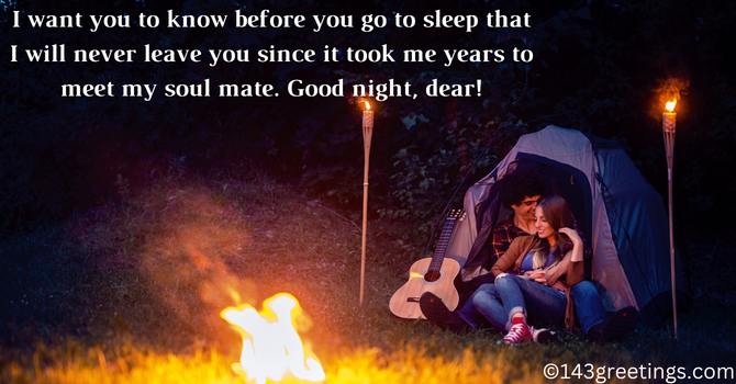 Romantic Good Night Love Messages