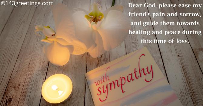 Sympathy Prayer for Loss of Wife
