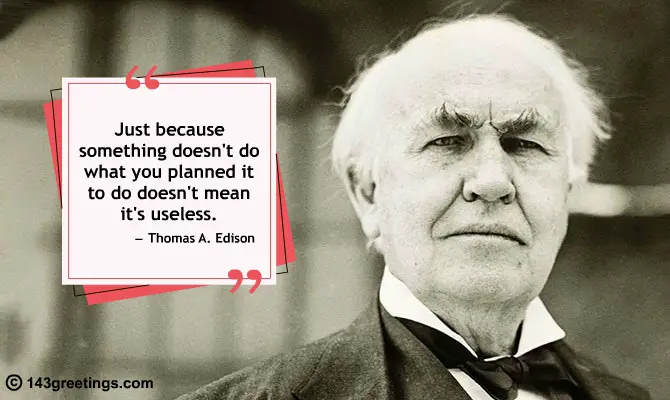 thomas alva edison quotes