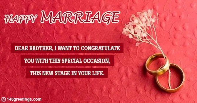 Best Wedding Wishes for Brother Messages Quotes