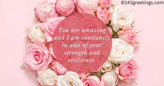 You Are an Amazing Woman Message