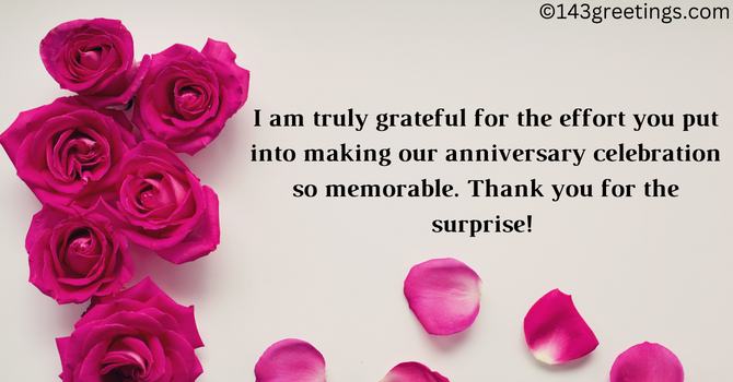 Thank You Messages for Anniversary Wishes & Status