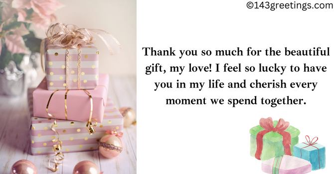 Thank You Message for Birthday Gift from Boyfriend