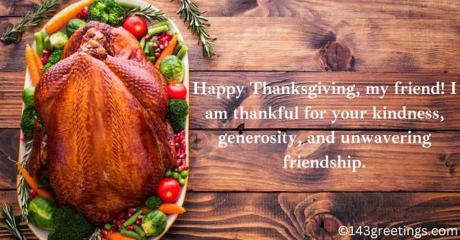 Thanksgiving Message to Friends