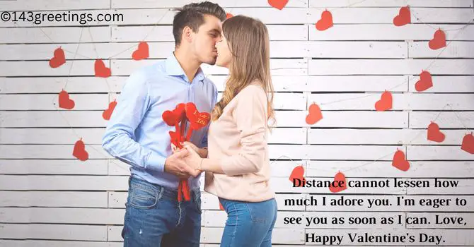 Valentine’s Messages for Boyfriend Long Distance