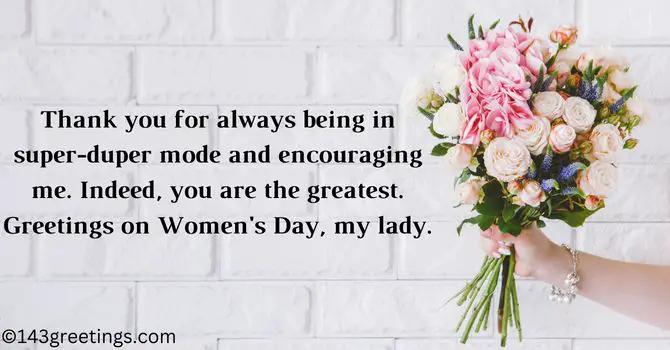 Women's Day Messages for Wife